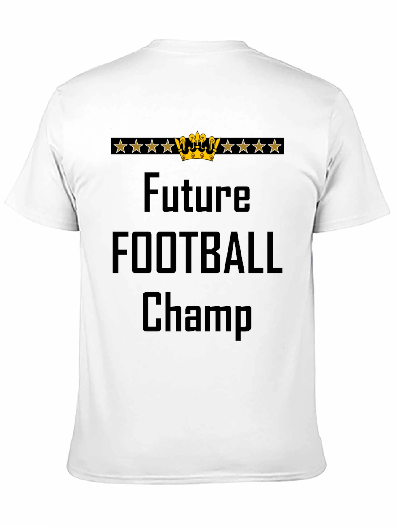 Future Football Champ Black Graphic T-Shirt