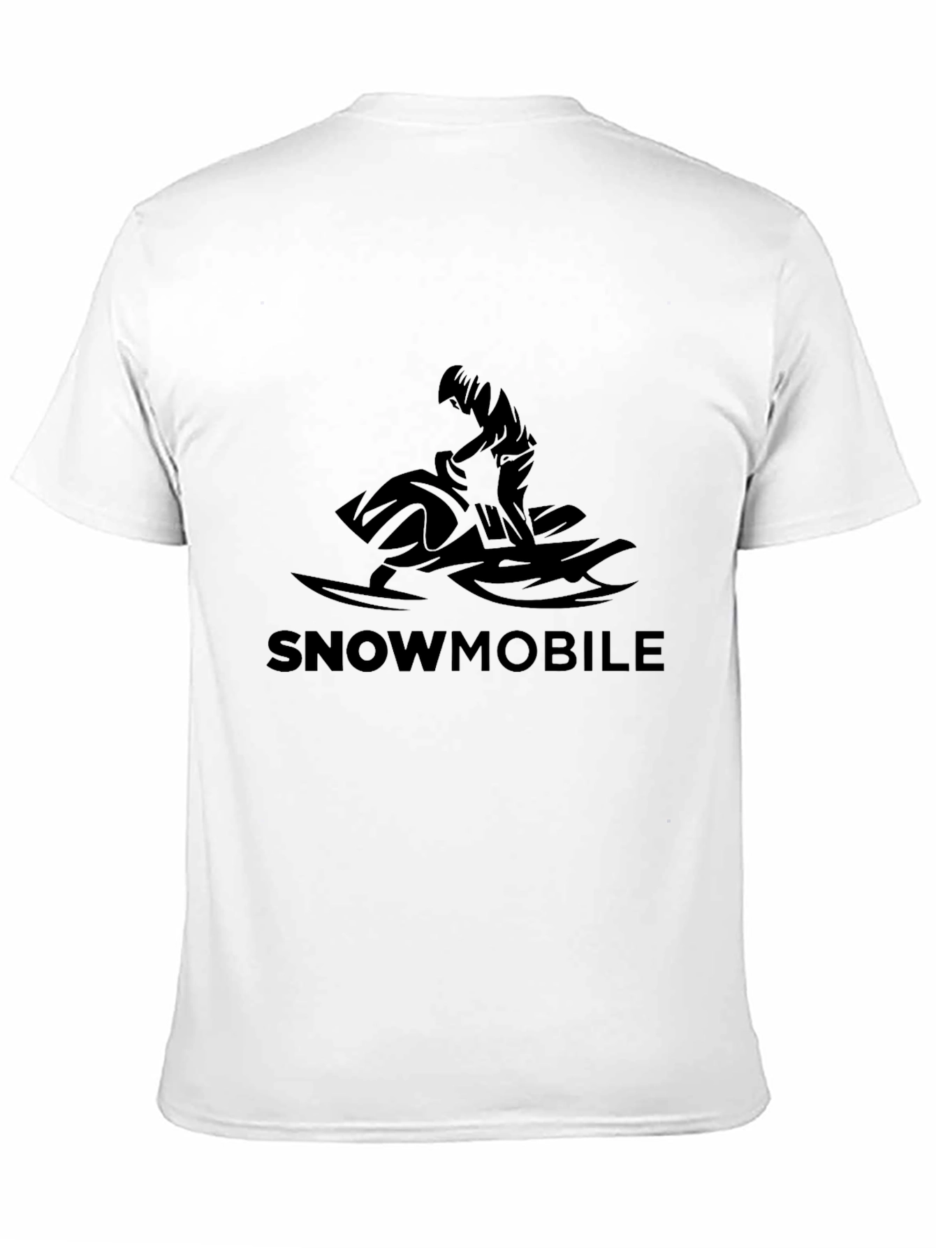 Snowmobile Graphic Tee - Black