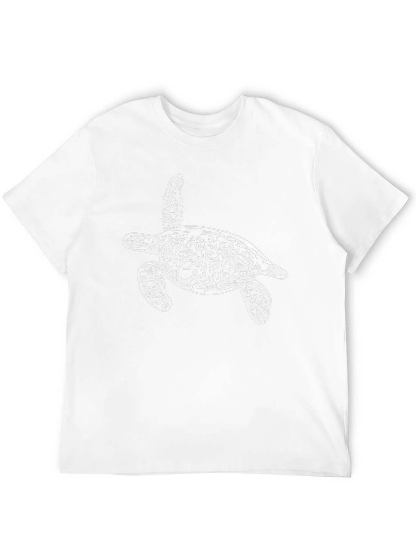Turtle Graphic Tee - Black Casual Shirt