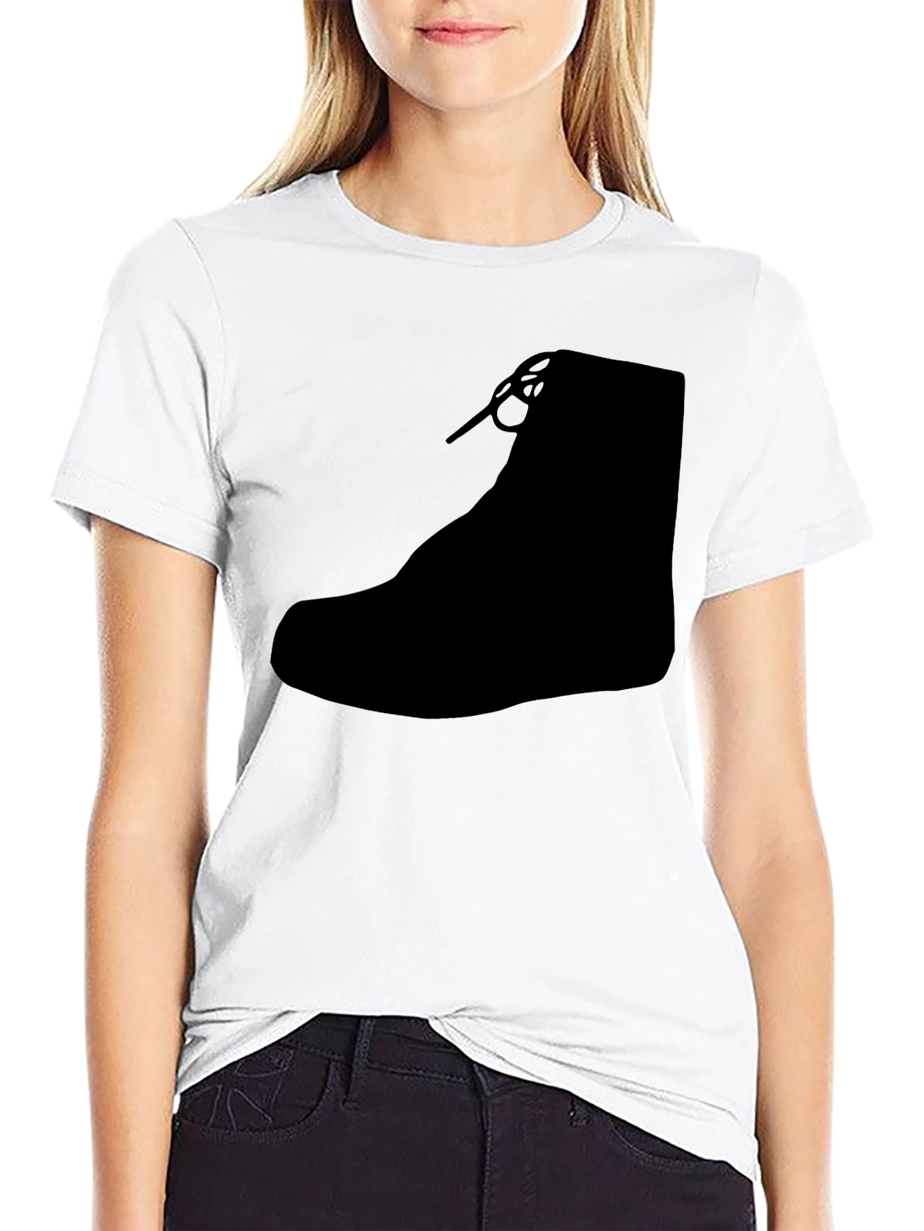 Boot Silhouette T-Shirt - Cool & Casual