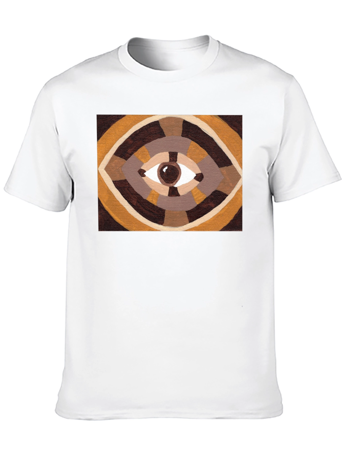 Eye Design Graphic T-Shirt - Black
