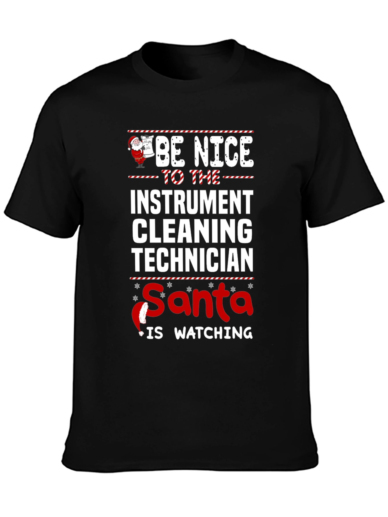 Funny Instrument Cleaning Technician Christmas T-Shirt