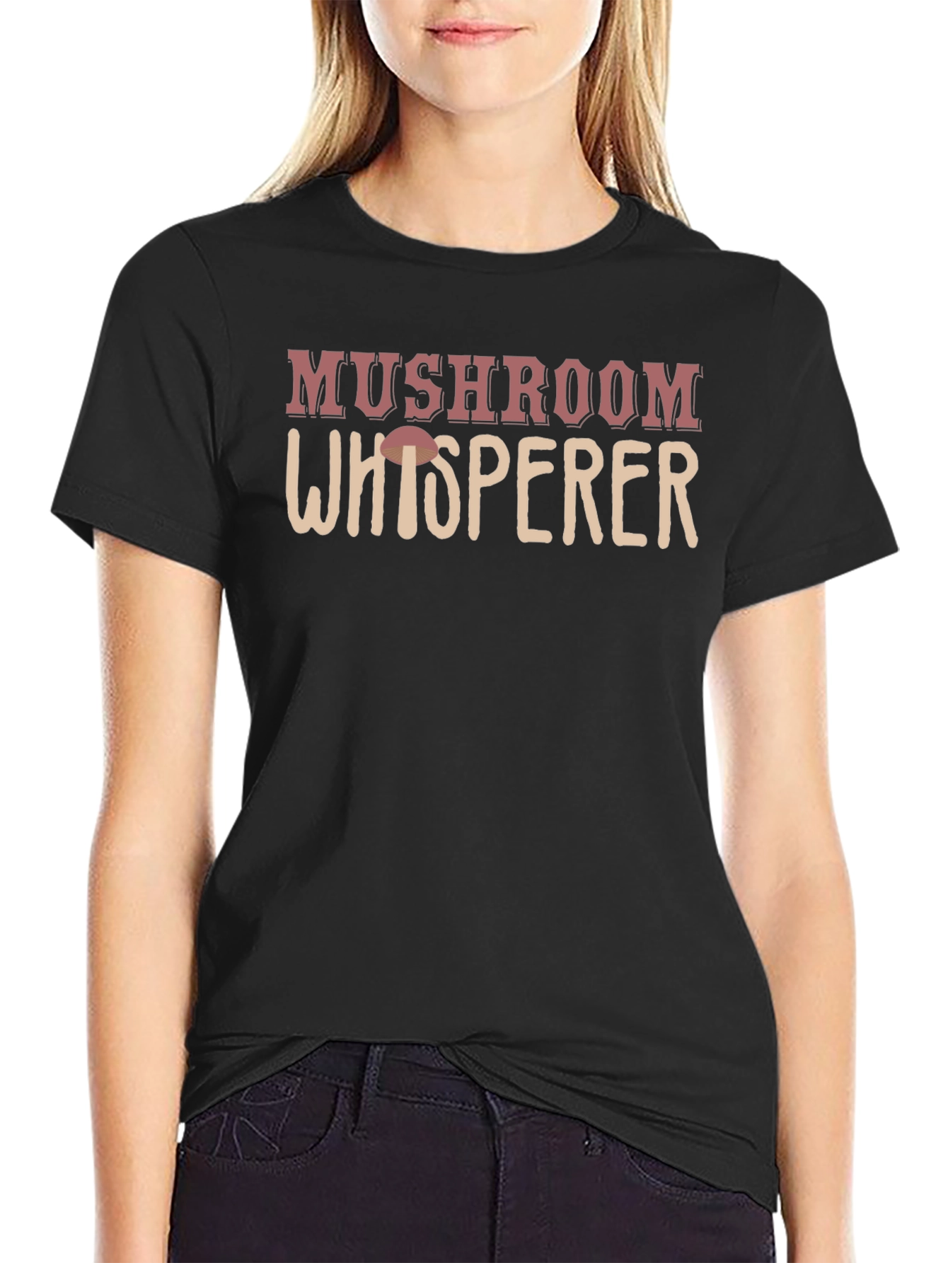 Mushroom Whisperer Graphic Tee - Nature Lover Shirt
