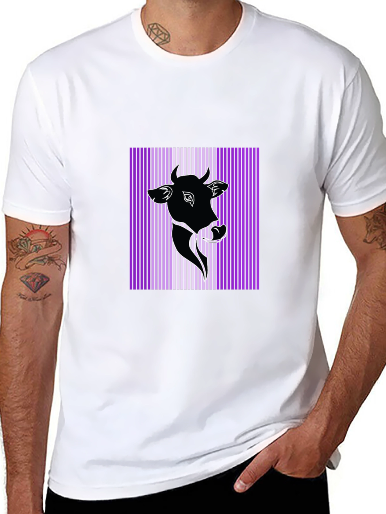 Purple Cow Graphic Tee