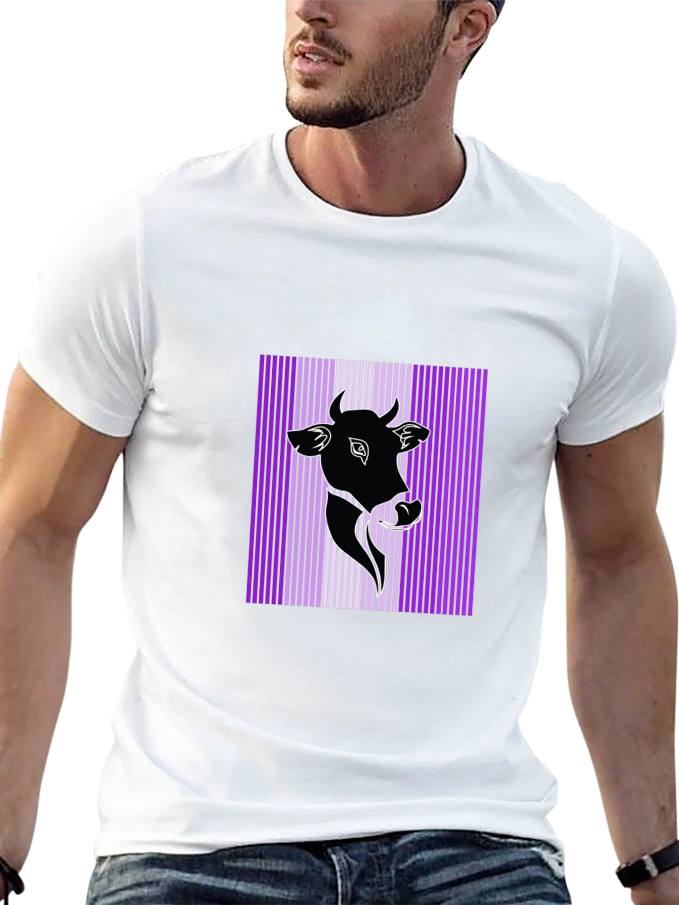 Purple Cow Graphic Tee