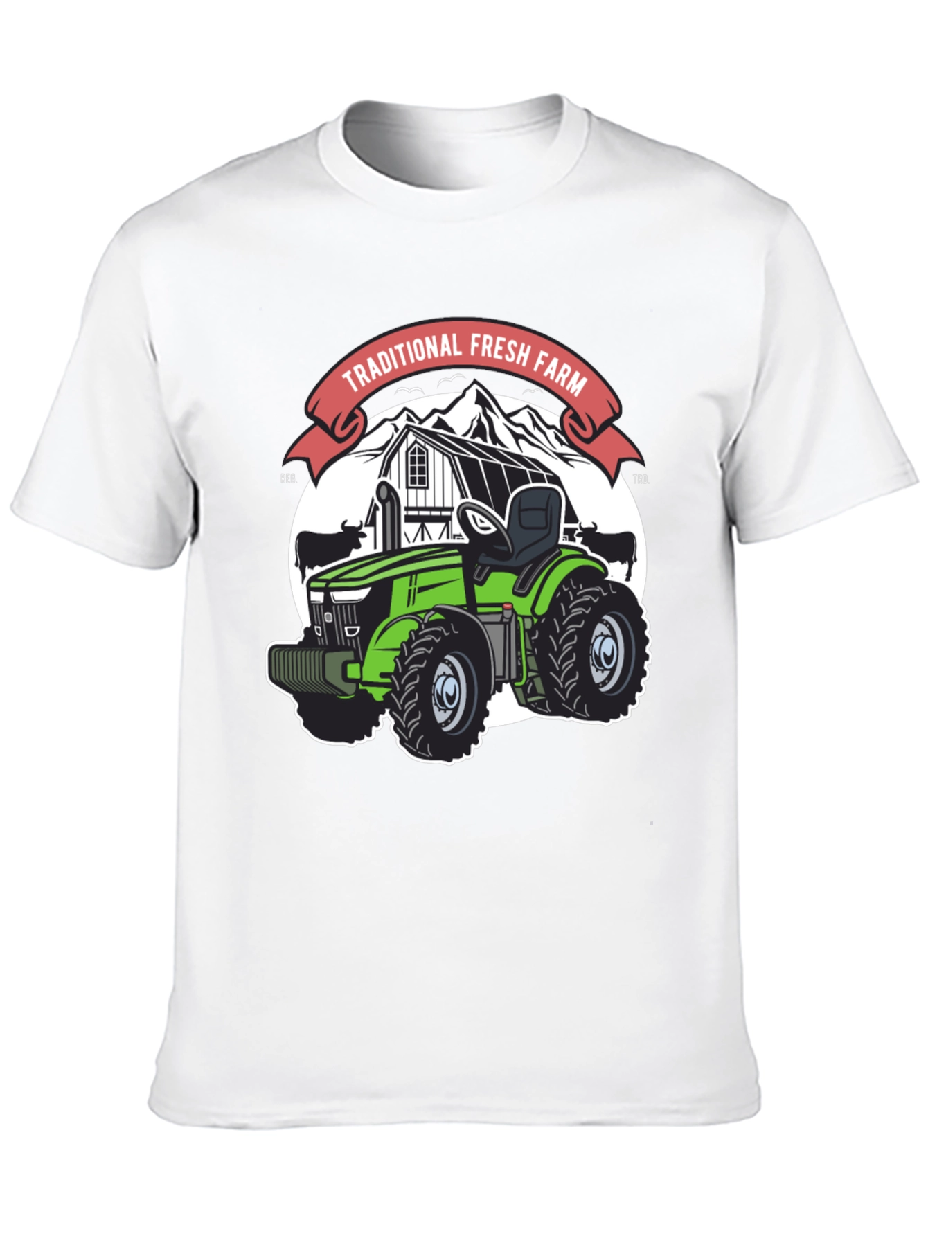 Traditional Fresh Farm Tractor T-Shirt