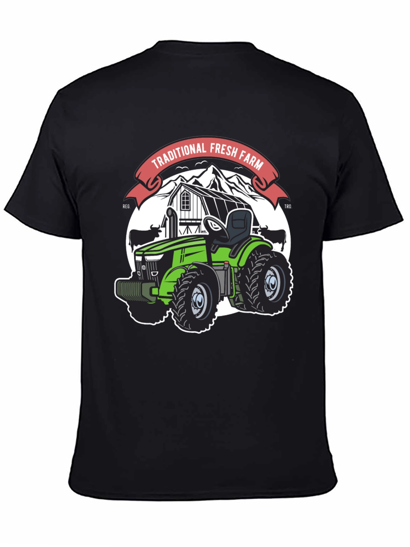 Traditional Fresh Farm Tractor T-Shirt
