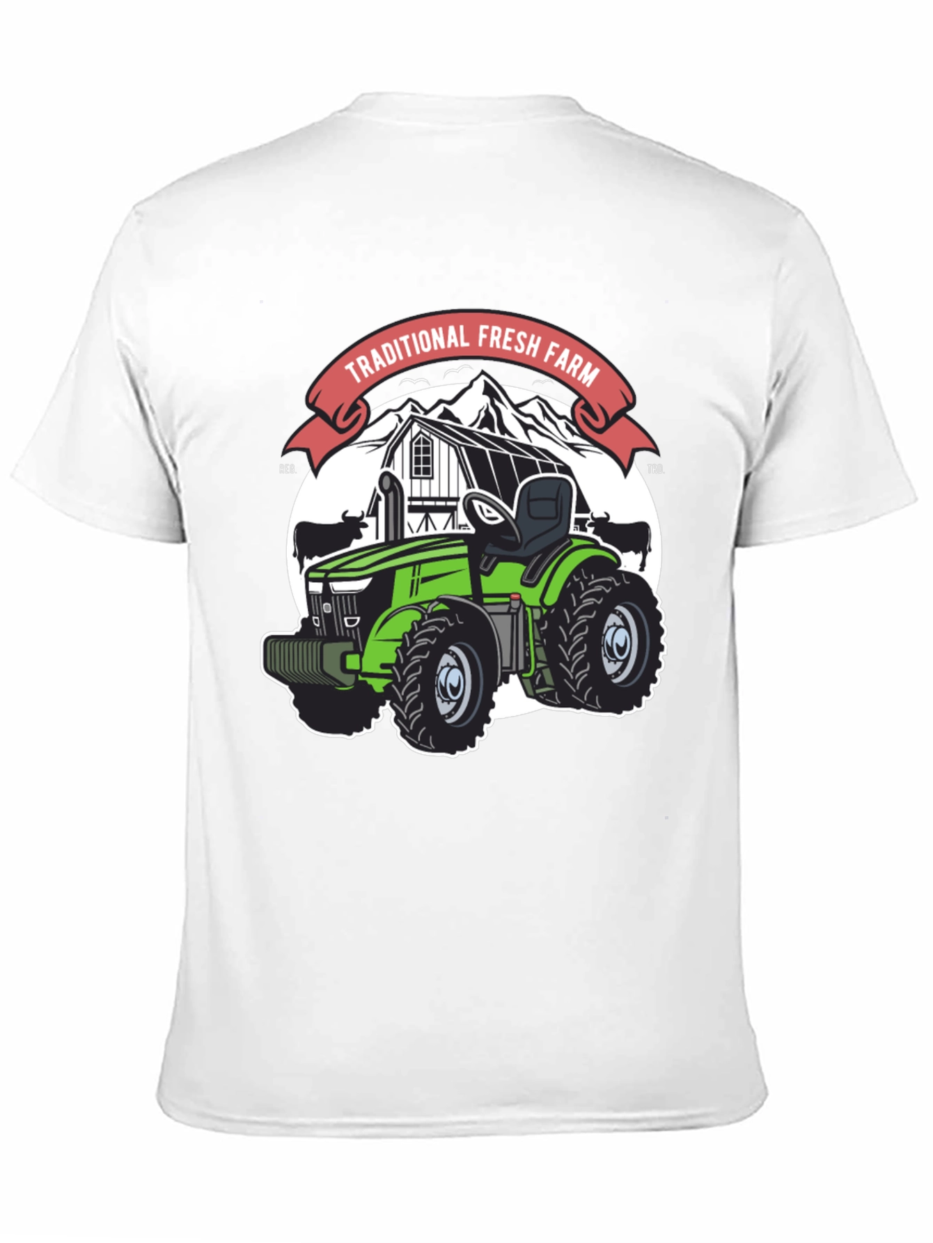 Traditional Fresh Farm Tractor T-Shirt