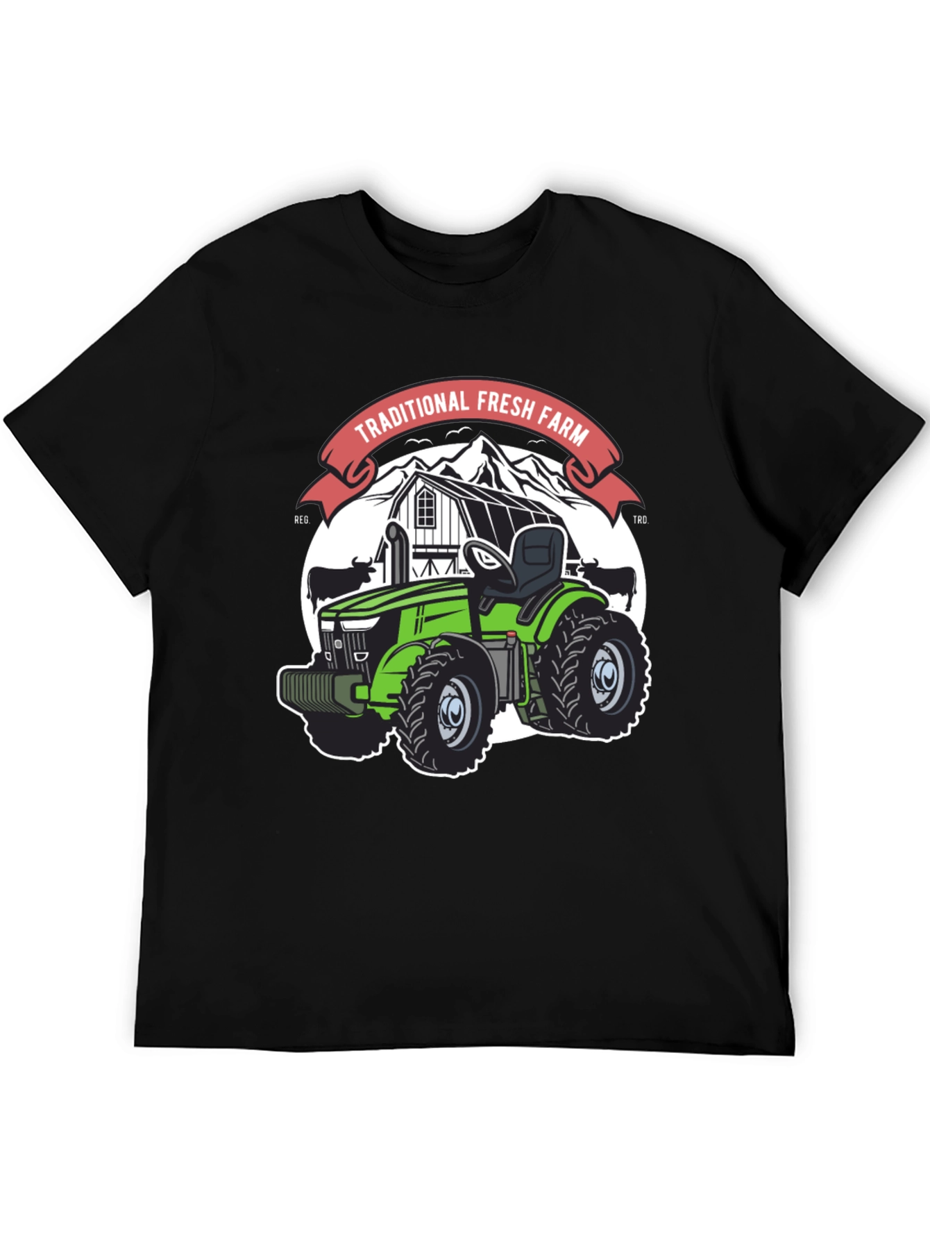 Traditional Fresh Farm Tractor T-Shirt