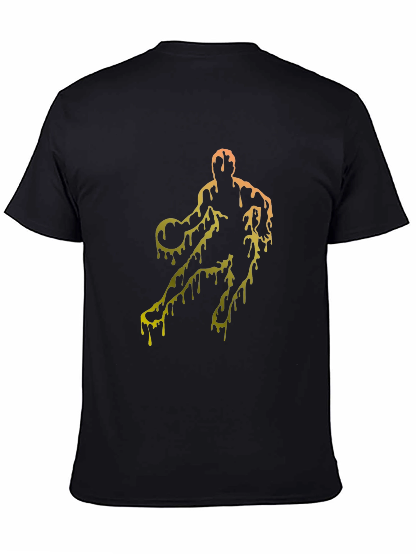 Melting Basketball Player Graphic Tee