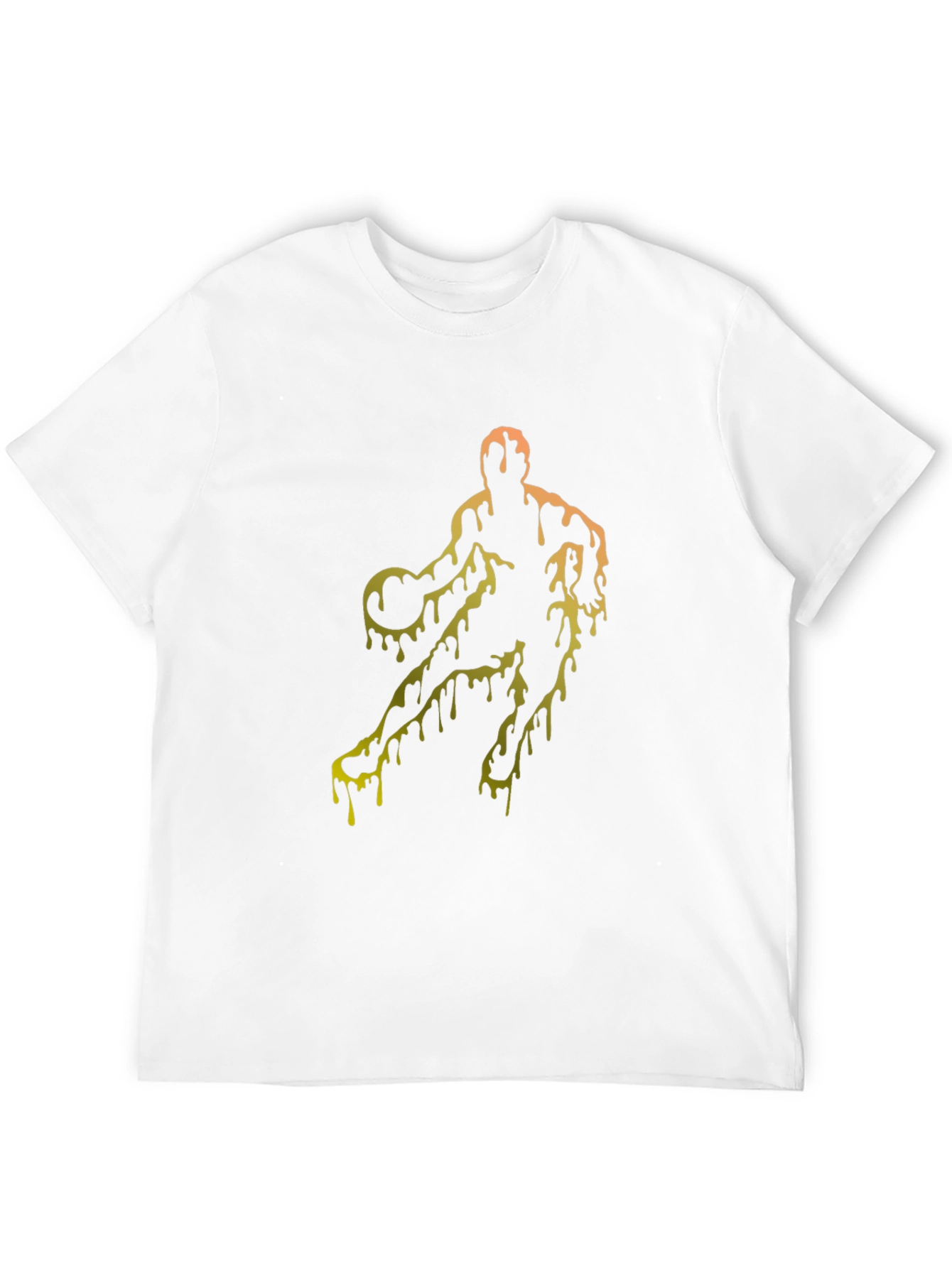 Melting Basketball Player Graphic Tee