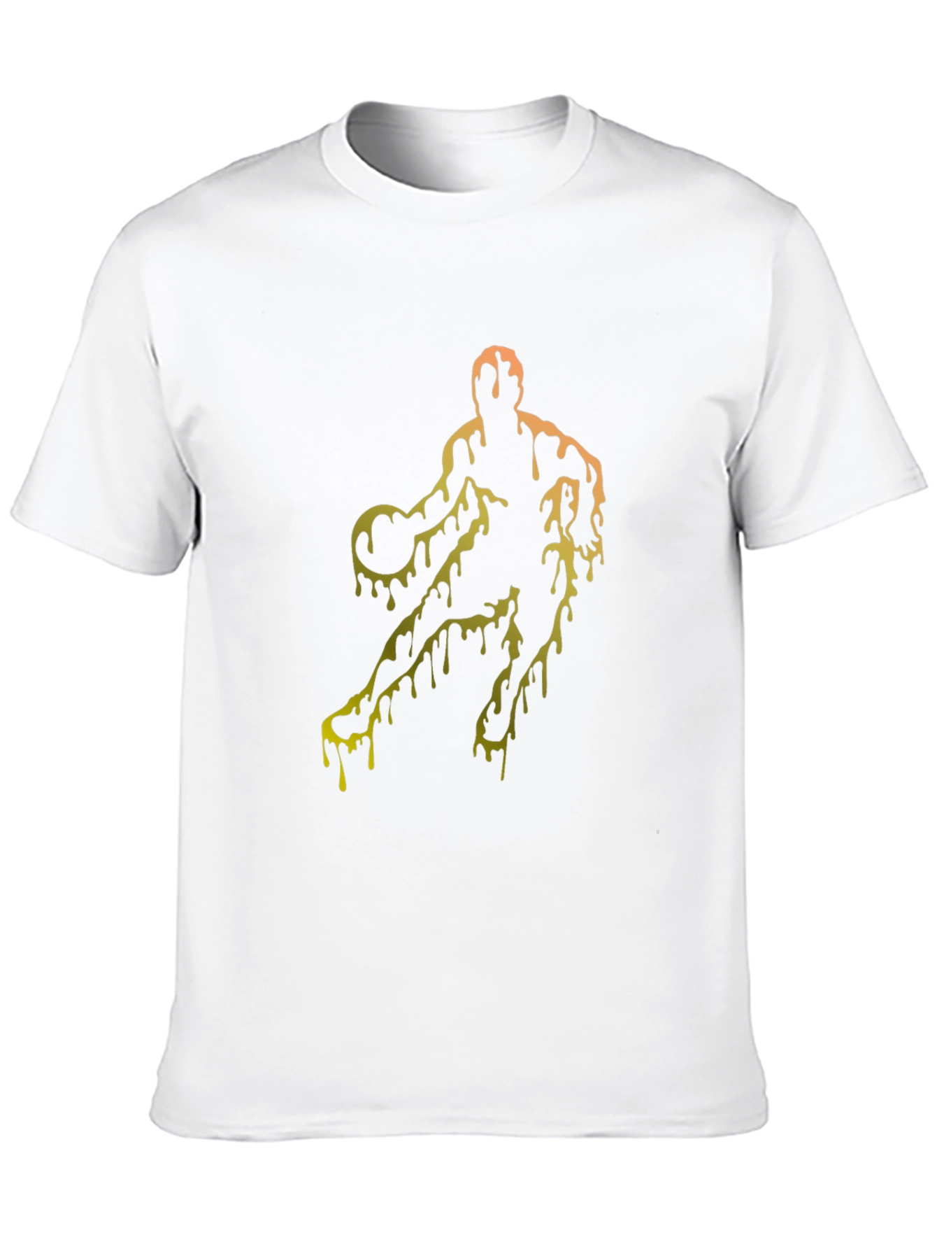 Melting Basketball Player Graphic Tee