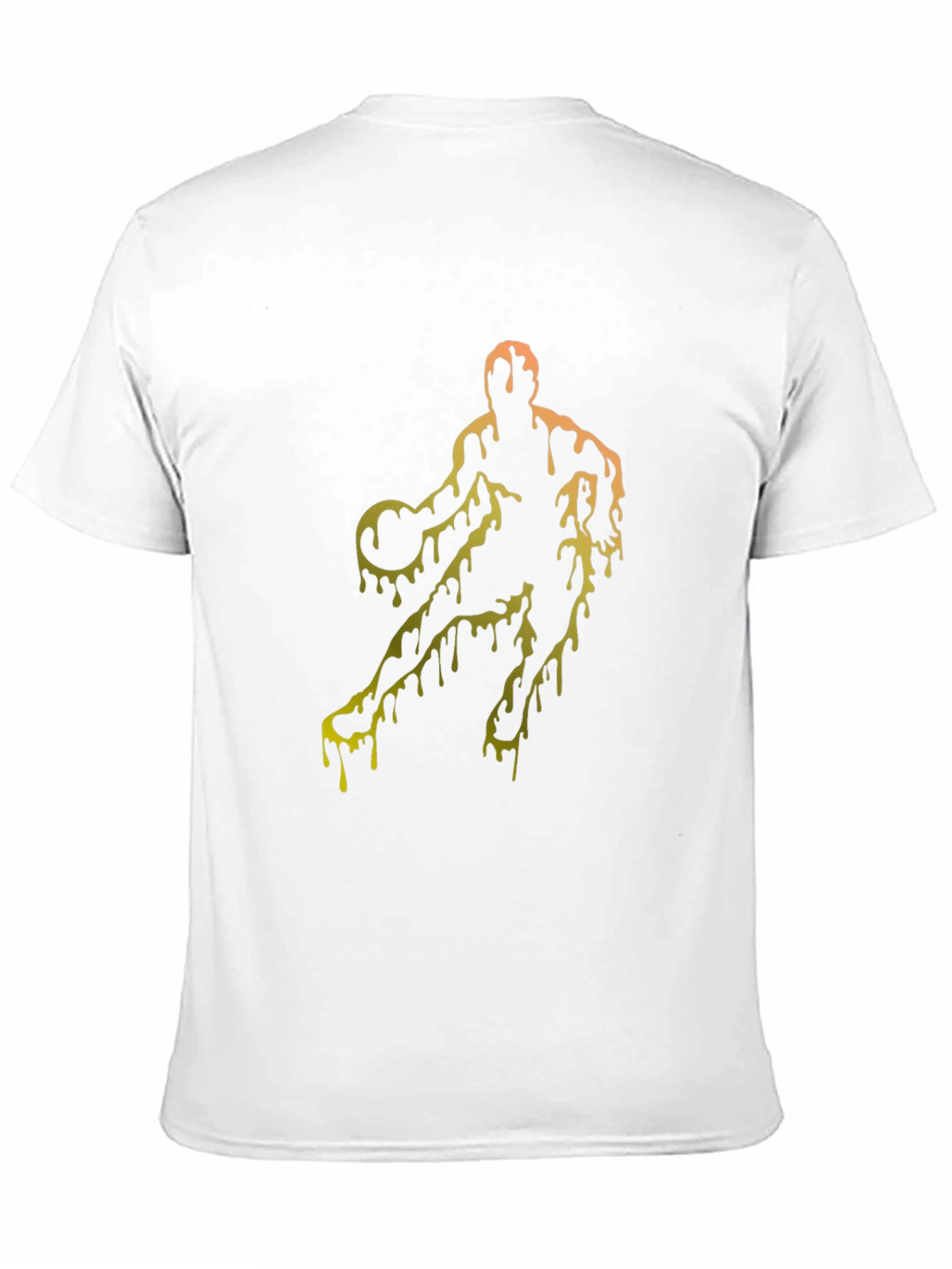 Melting Basketball Player Graphic Tee