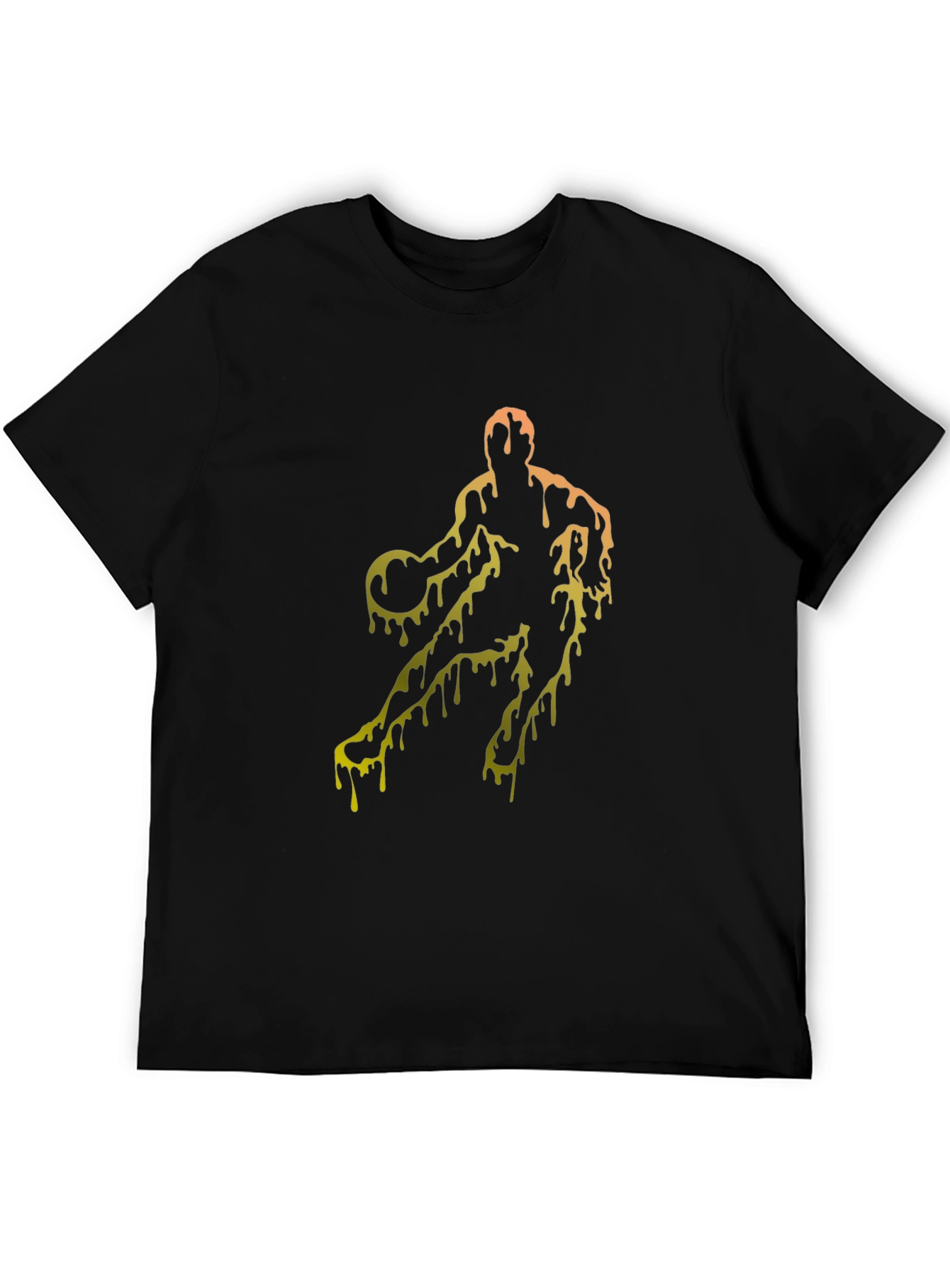 Melting Basketball Player Graphic Tee