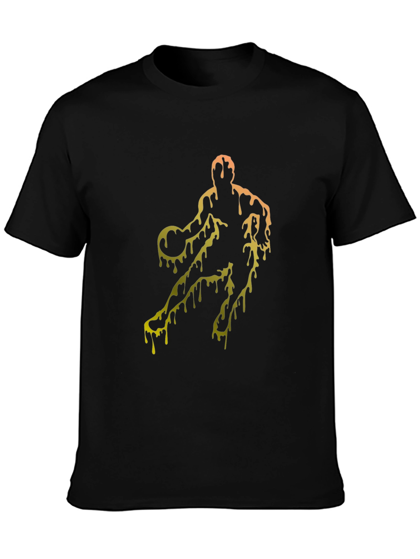 Melting Basketball Player Graphic Tee
