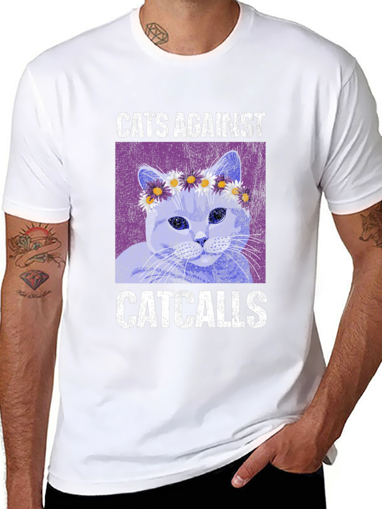 Cats Against Catcalls Graphic Tee