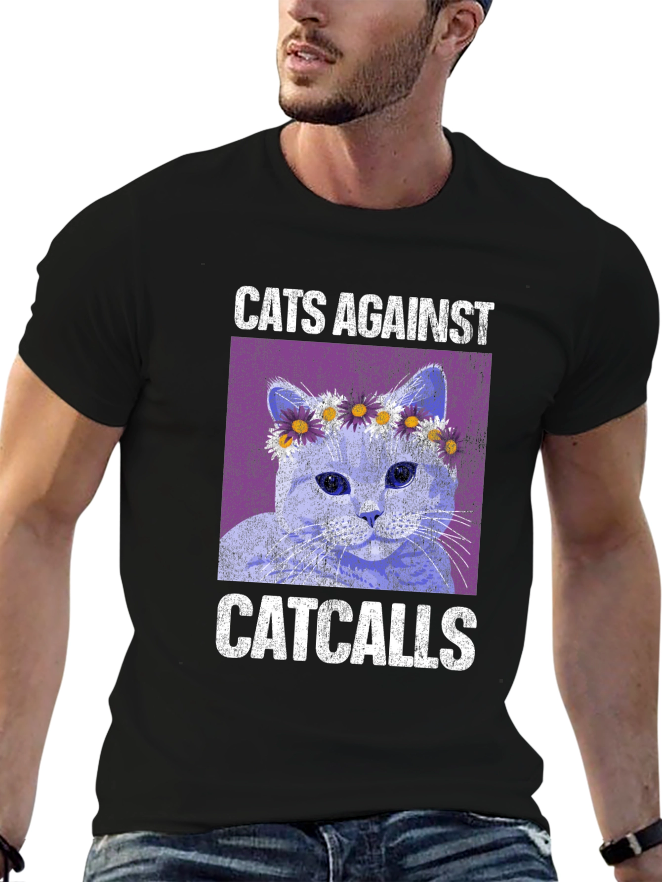 Cats Against Catcalls Graphic Tee