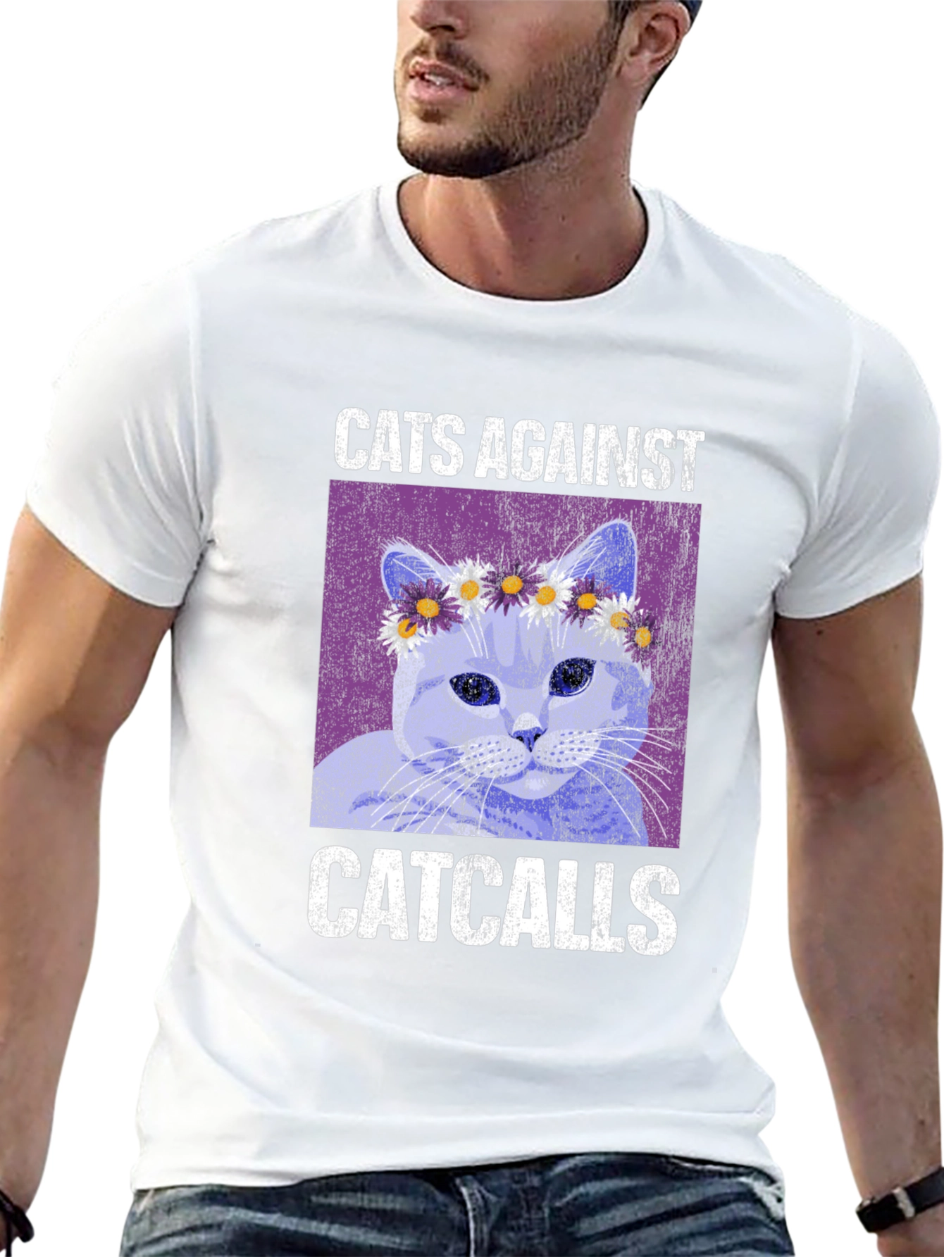 Cats Against Catcalls Graphic Tee