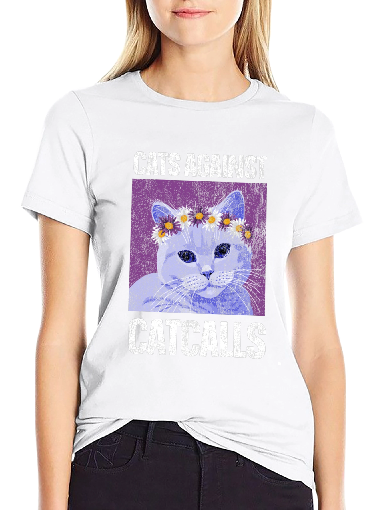 Cats Against Catcalls Graphic Tee
