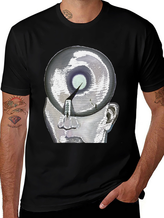 Abstract Head Graphic Tee