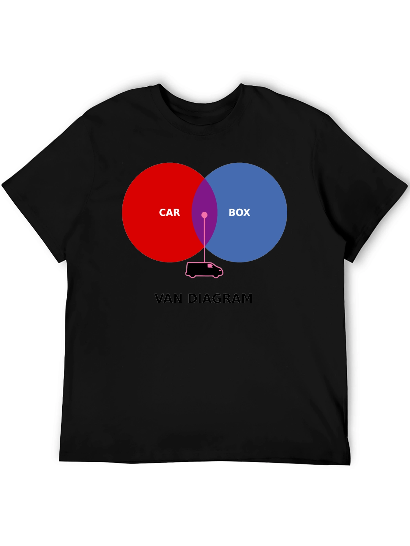 Van Diagram T-Shirt - Humorous Graphic Tee