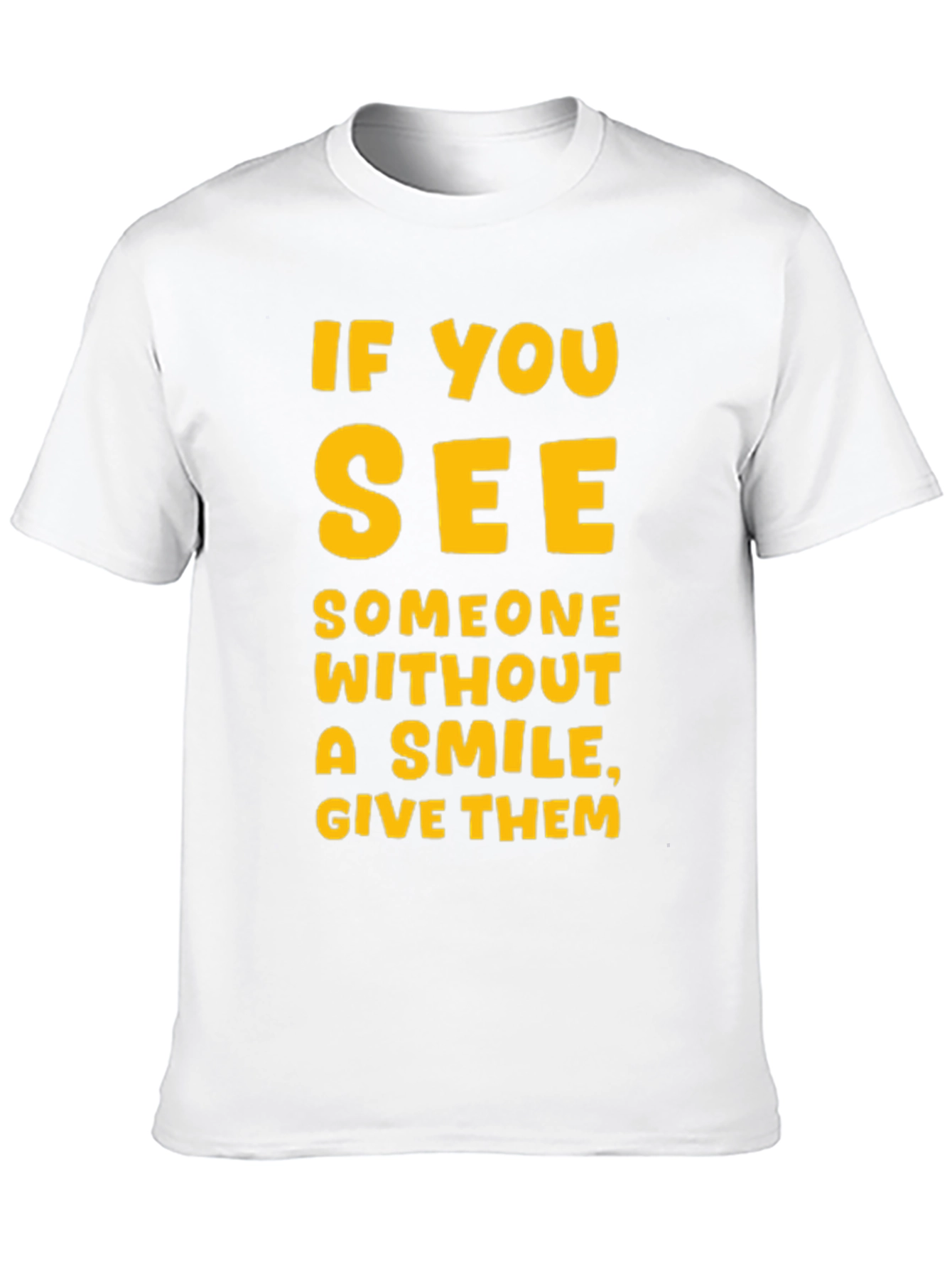 Smile Giver Black T-Shirt - Inspirational Graphic Tee