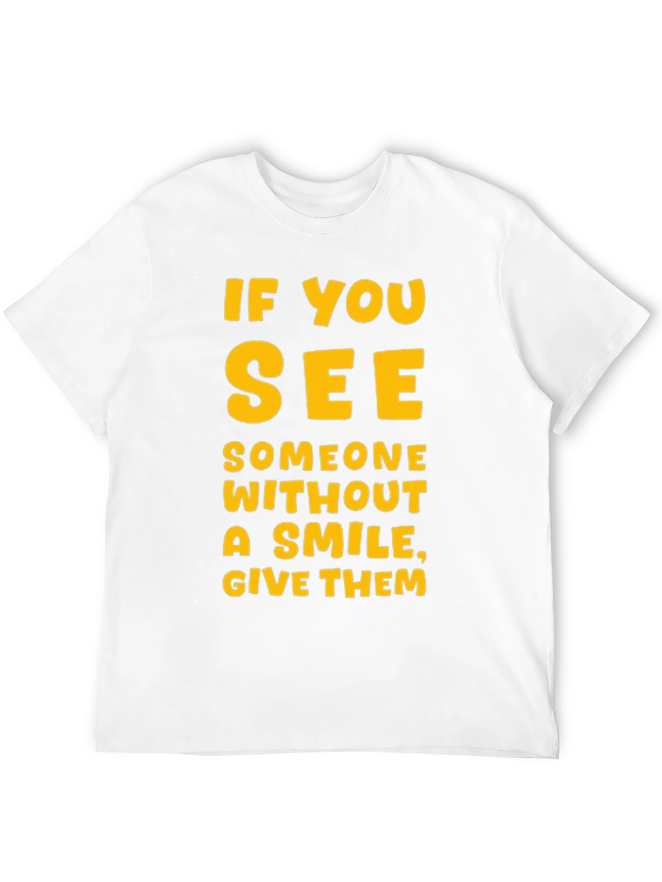 Smile Giver Black T-Shirt - Inspirational Graphic Tee