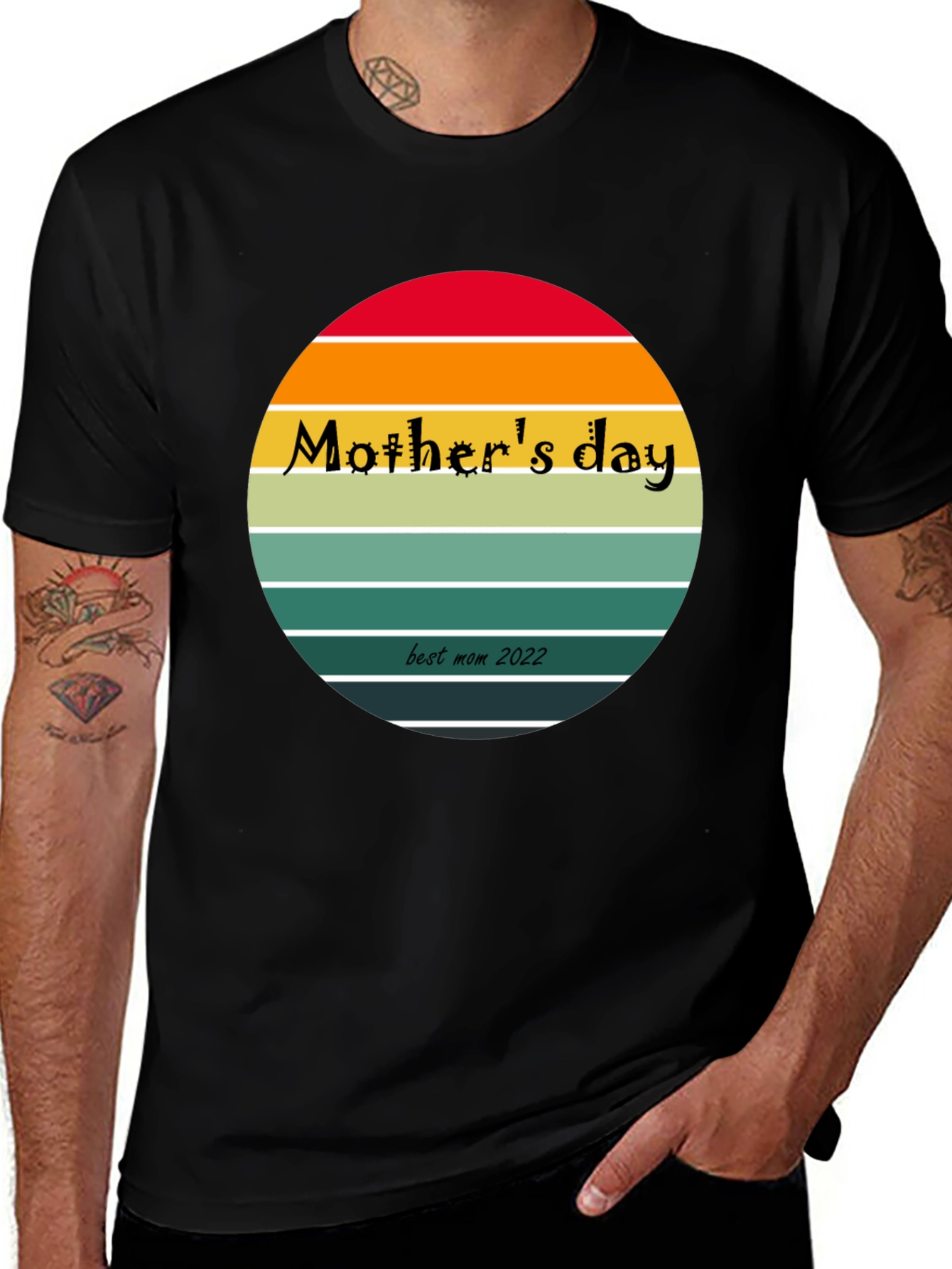 Mothers Day T-Shirt - Best Mom 2022 Retro Design