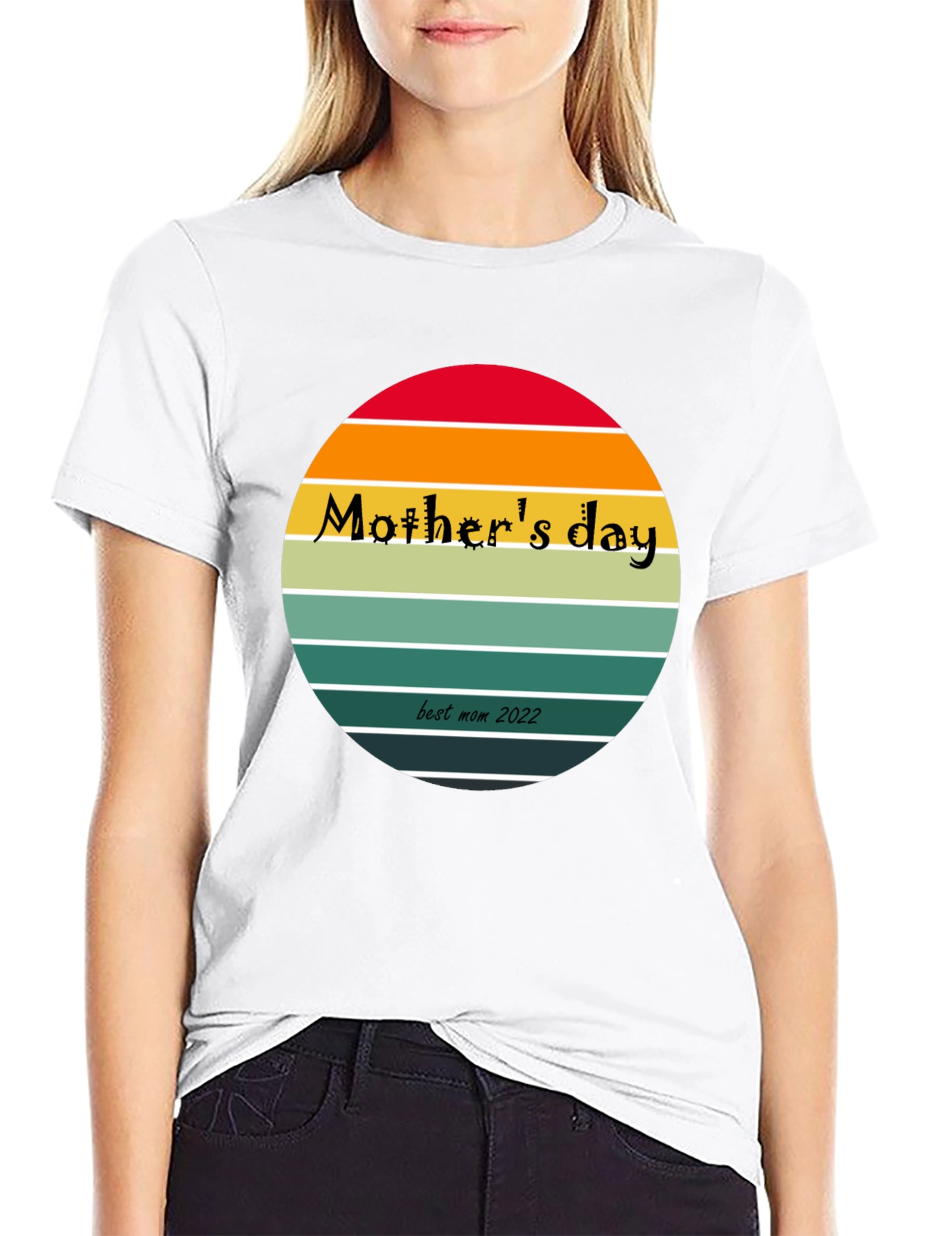 Mothers Day T-Shirt - Best Mom 2022 Retro Design