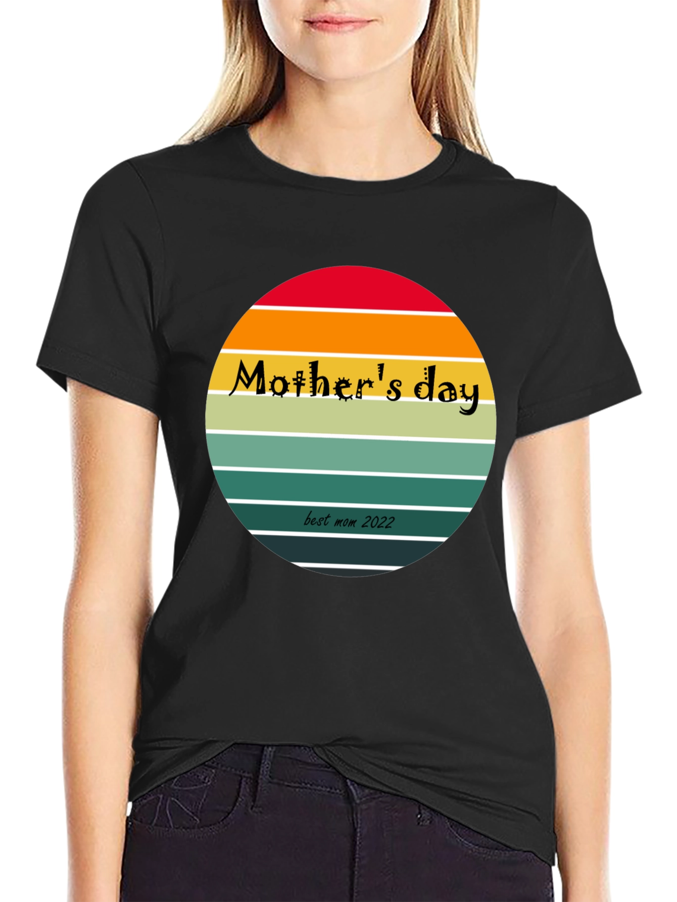 Mothers Day T-Shirt - Best Mom 2022 Retro Design