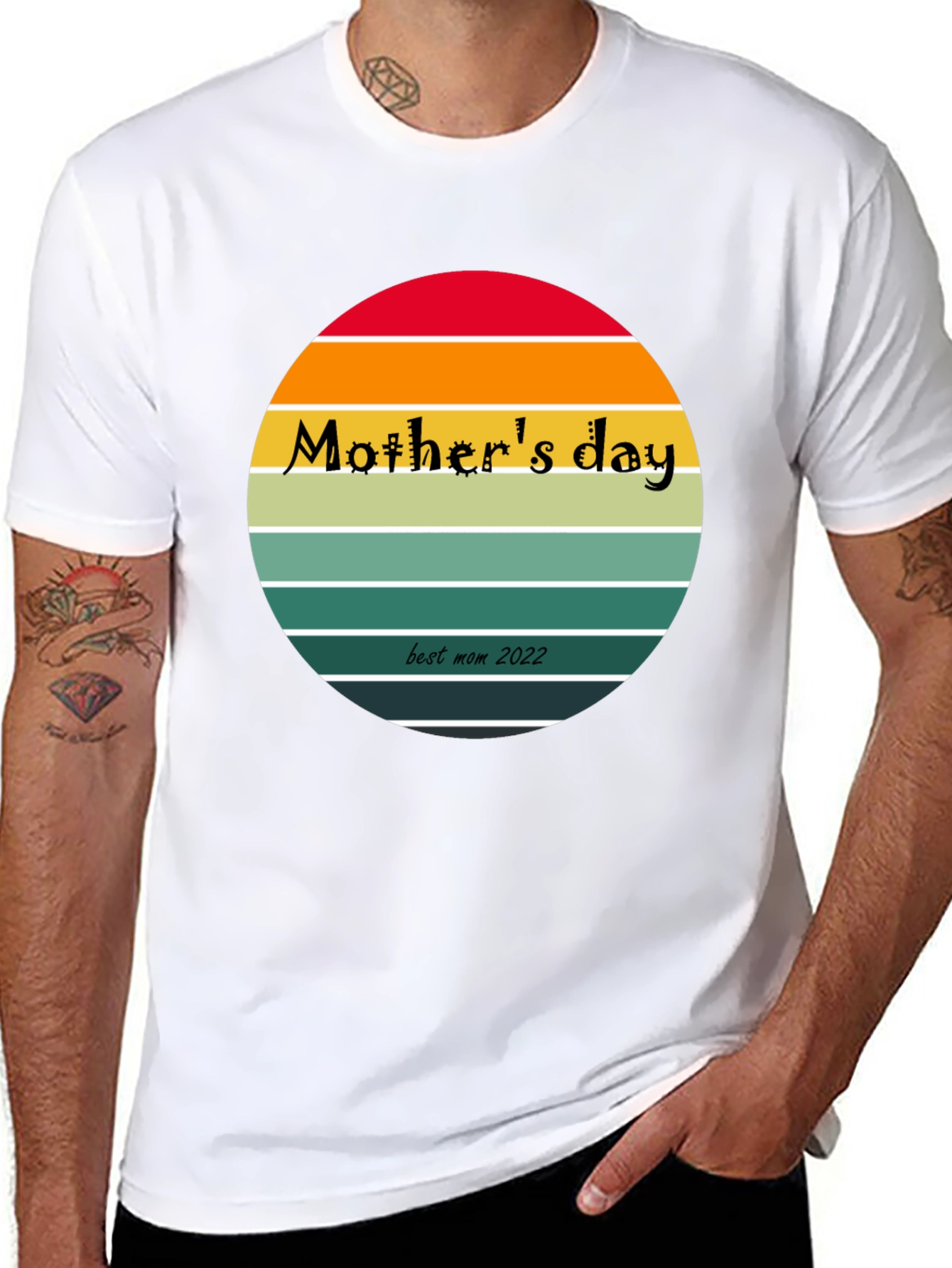 Mothers Day T-Shirt - Best Mom 2022 Retro Design