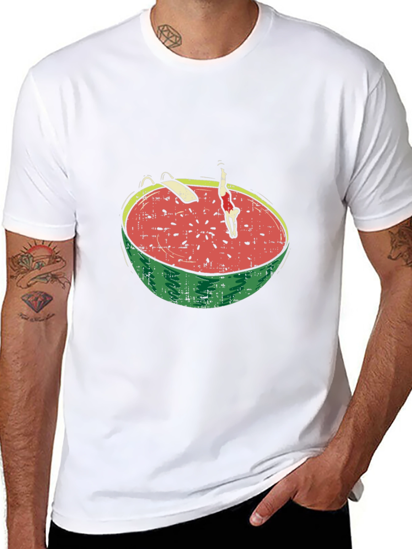 Watermelon Pool T-Shirt - Summer Fun!