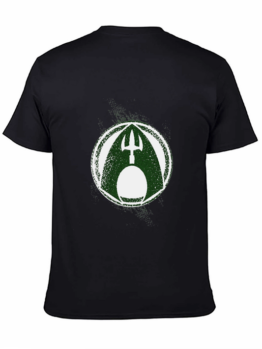 Aquaman Logo Graphic T-Shirt - Black