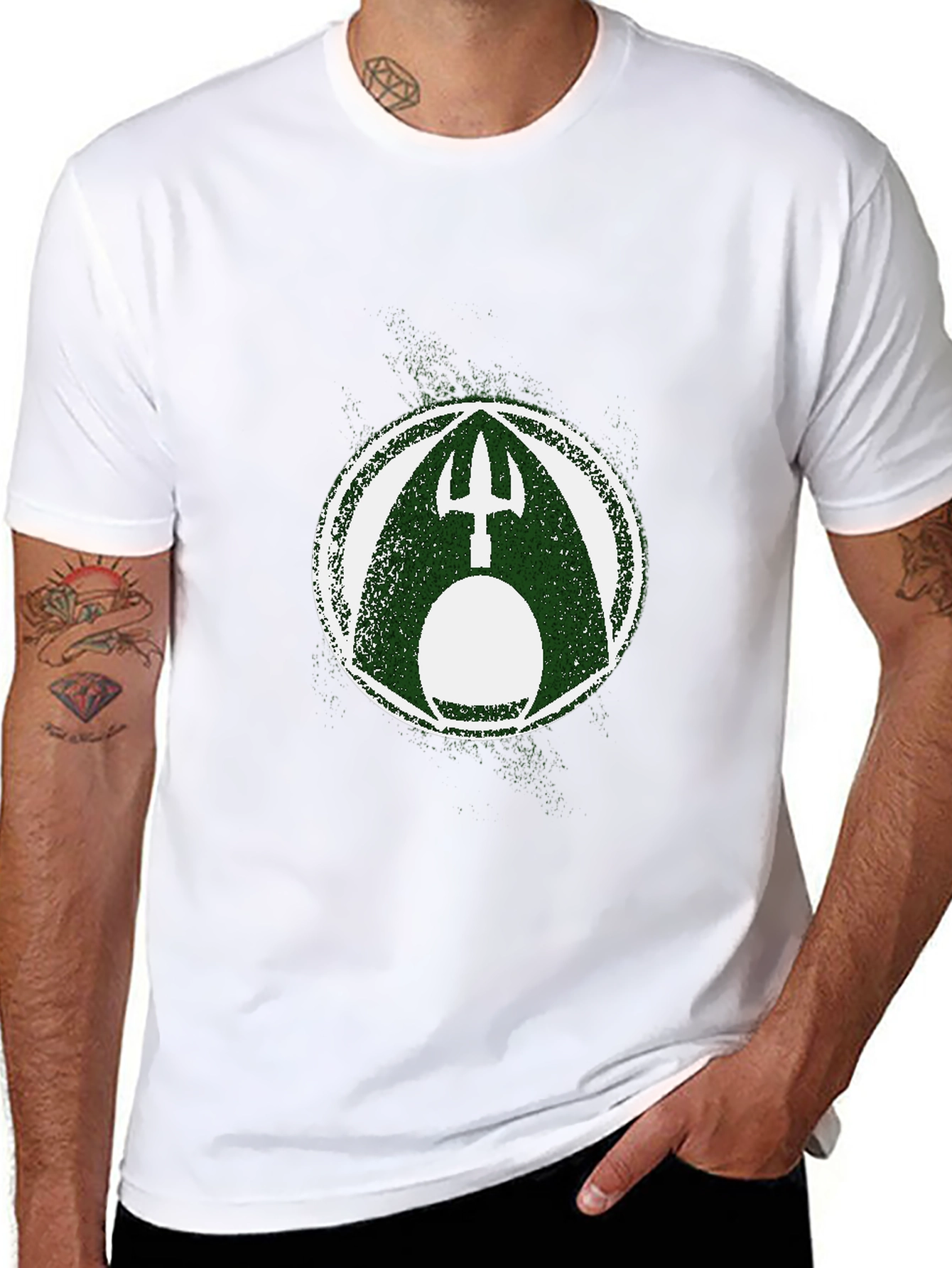 Aquaman Logo Graphic T-Shirt - Black