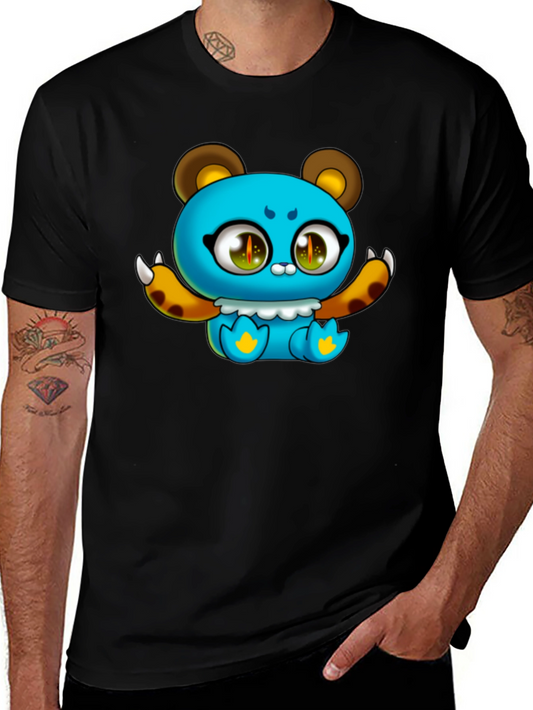 Cute Cartoon Bear Graphic T-Shirt
