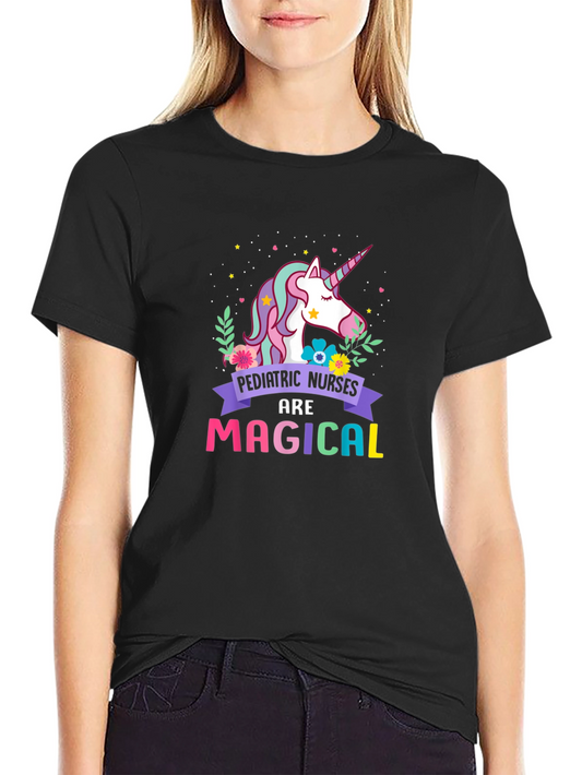 Pediatric Nurses Unicorn Graphic Tee