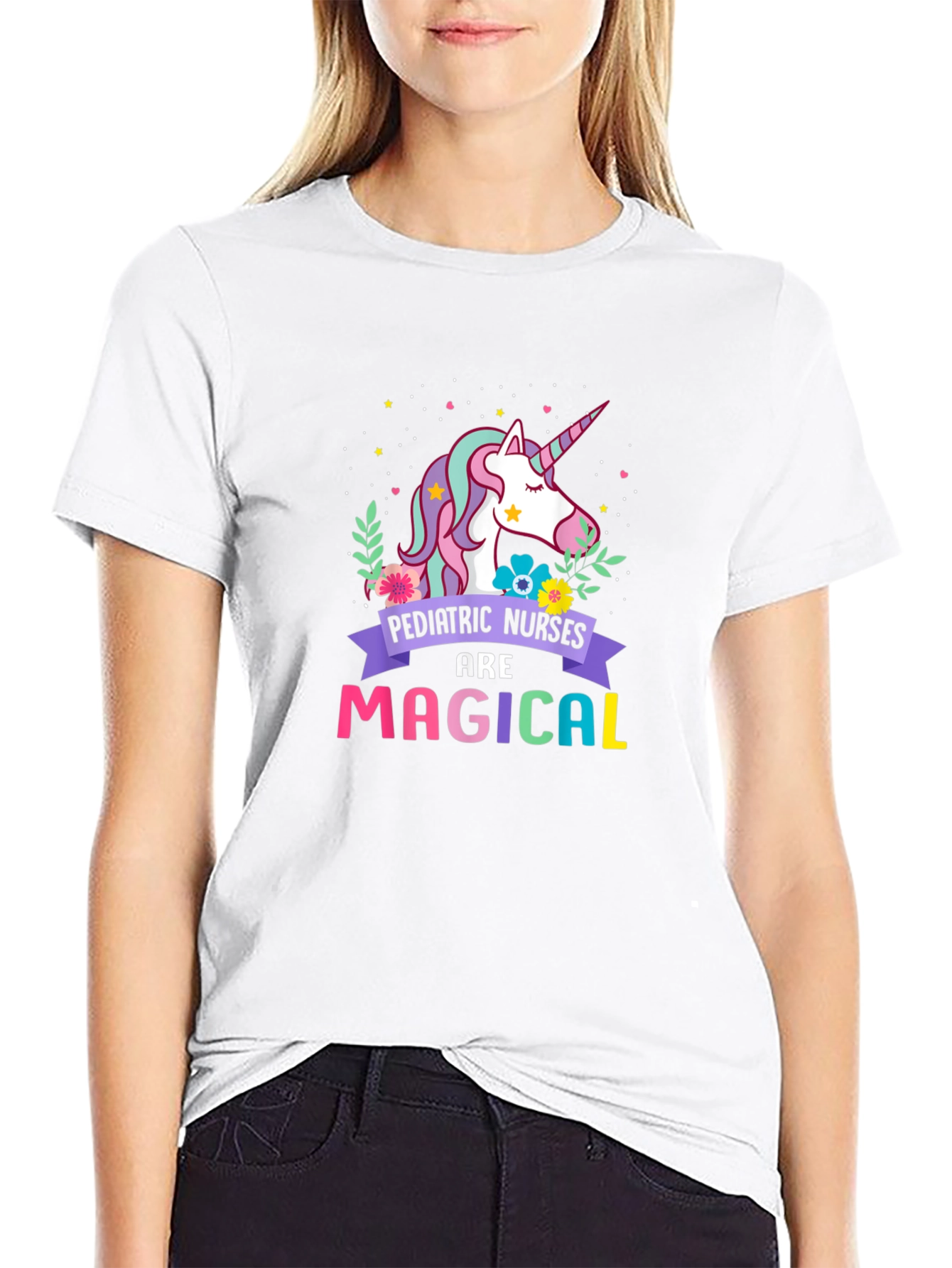 Pediatric Nurses Unicorn Graphic Tee