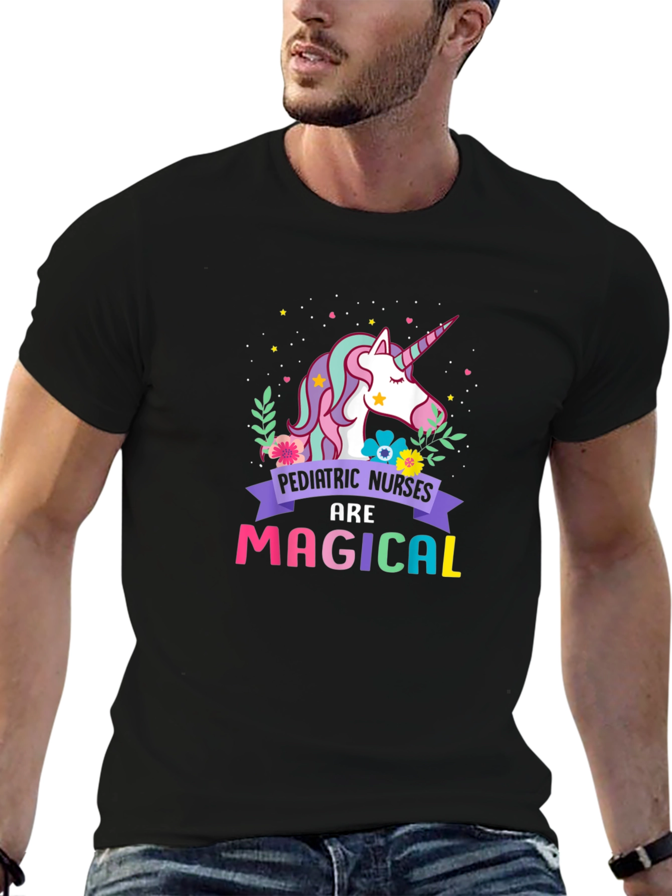 Pediatric Nurses Unicorn Graphic Tee
