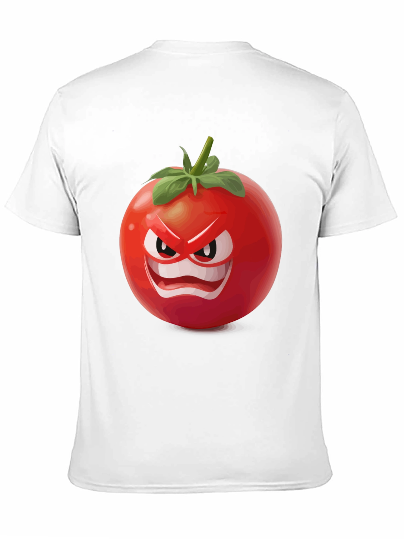 Angry Tomato Graphic T-Shirt - Funny Food Tee