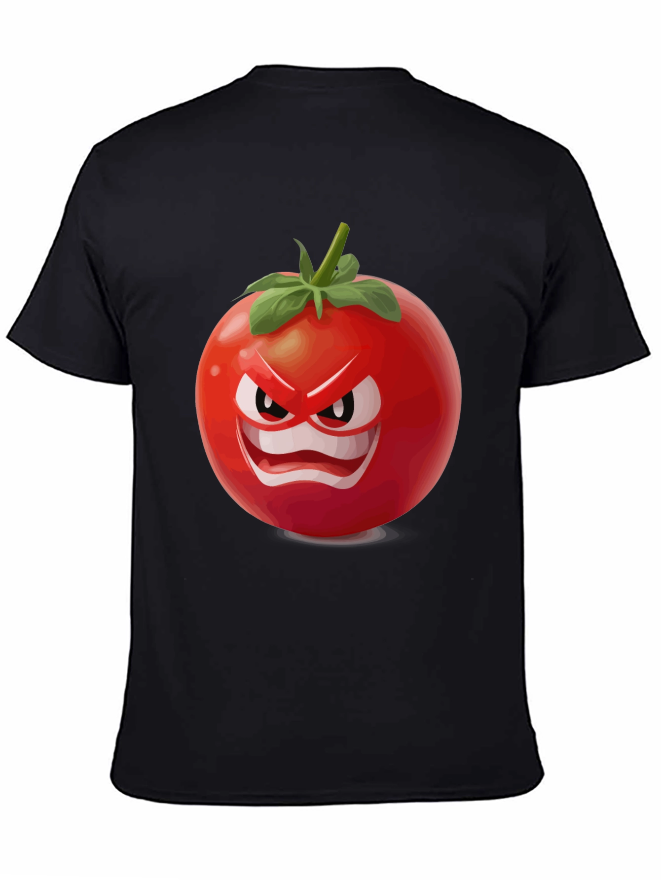 Angry Tomato Graphic T-Shirt - Funny Food Tee