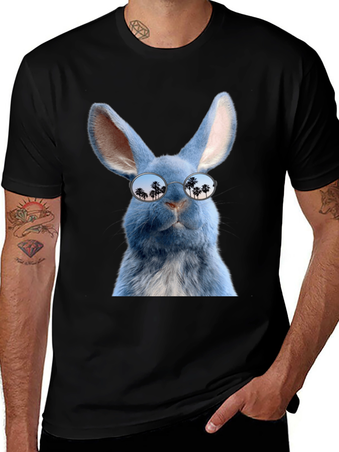 Cool Blue Bunny T-Shirt