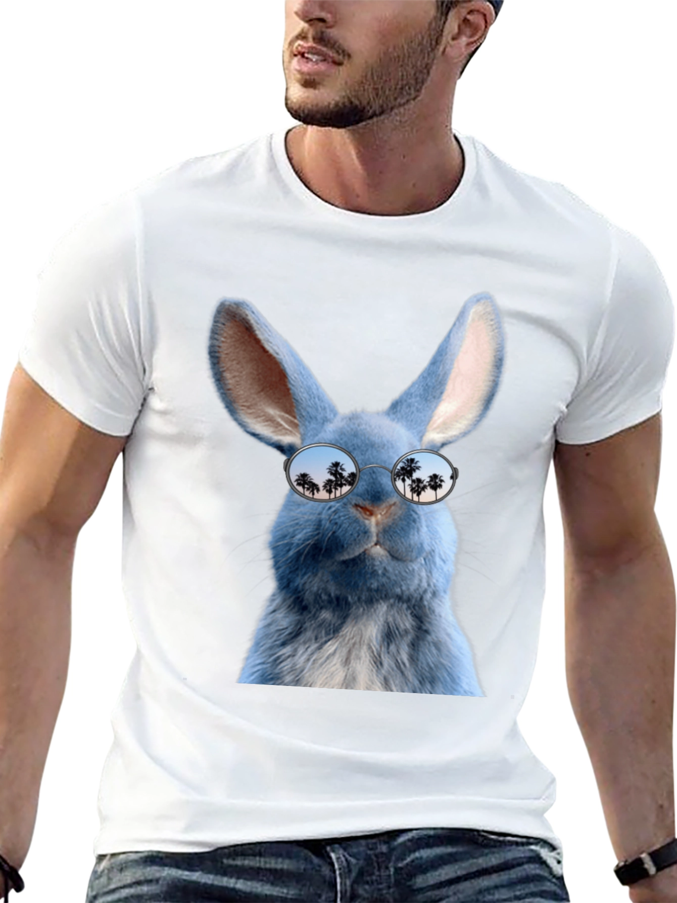 Cool Blue Bunny T-Shirt