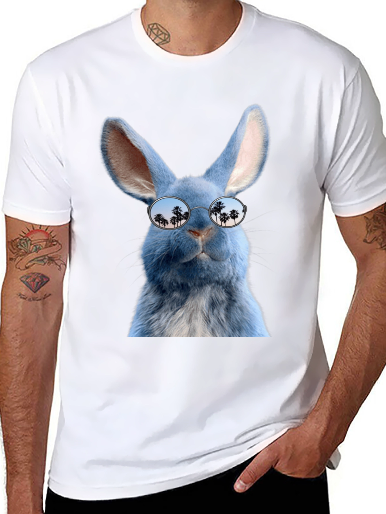 Cool Blue Bunny T-Shirt