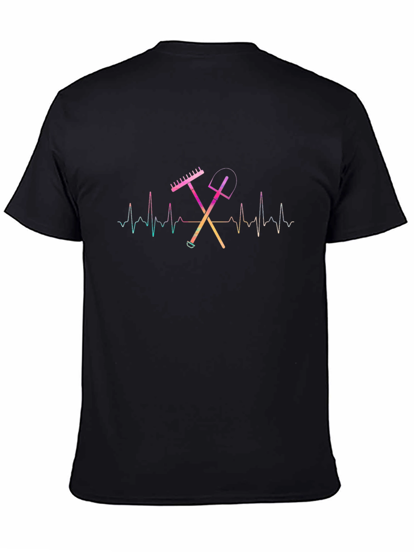 Gardeners Heartbeat T-Shirt - Gardening Tool Graphic Tee