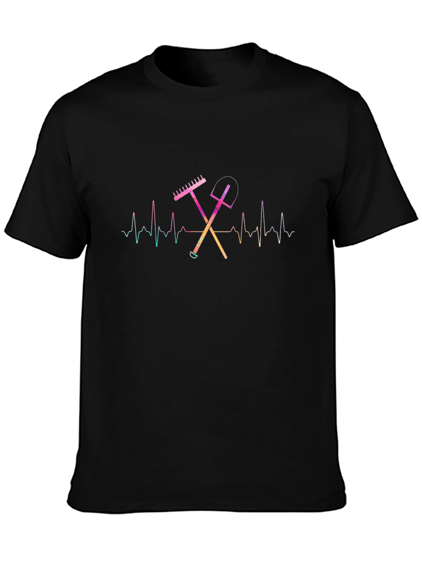 Gardeners Heartbeat T-Shirt - Gardening Tool Graphic Tee