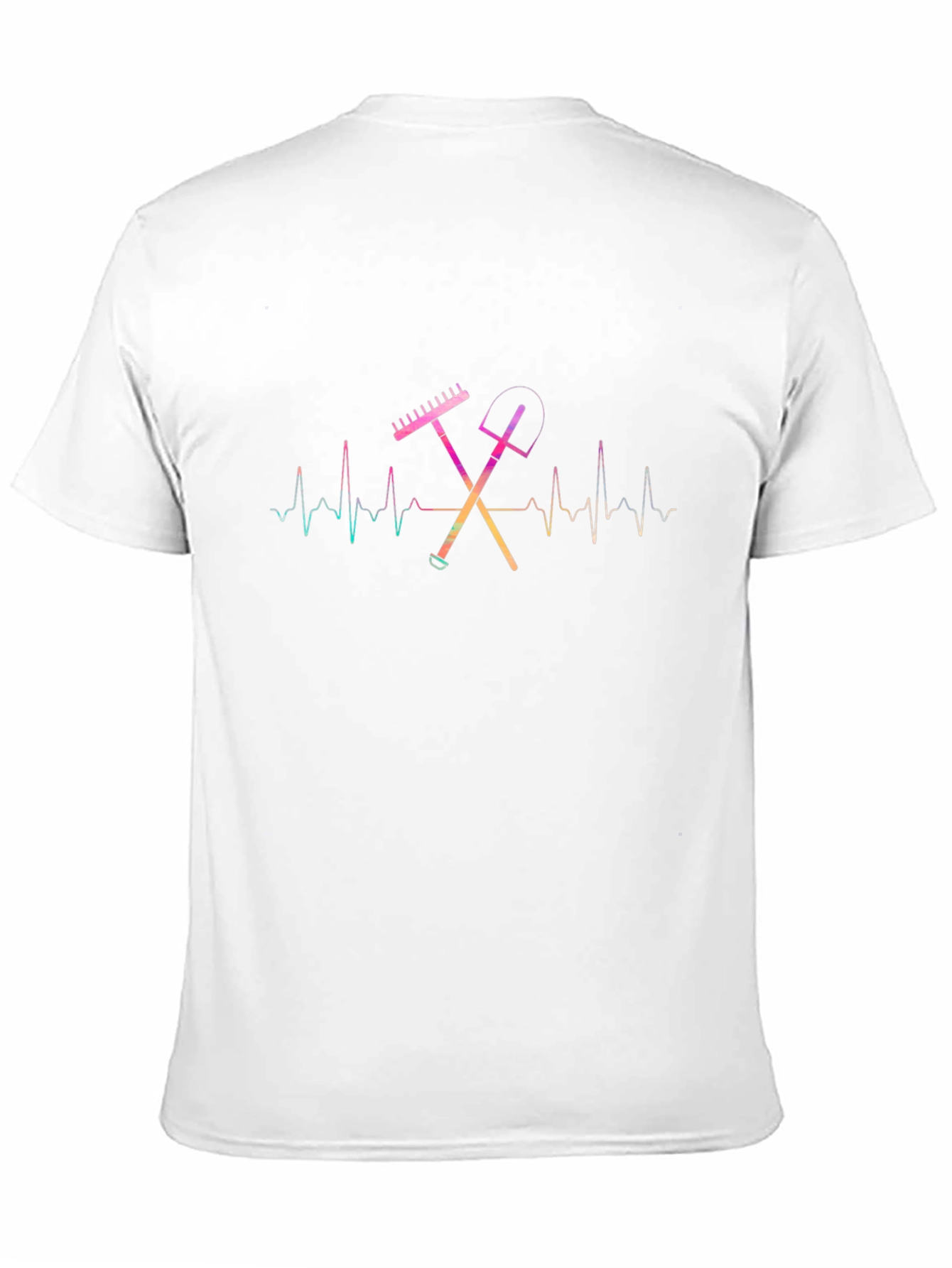 Gardeners Heartbeat T-Shirt - Gardening Tool Graphic Tee