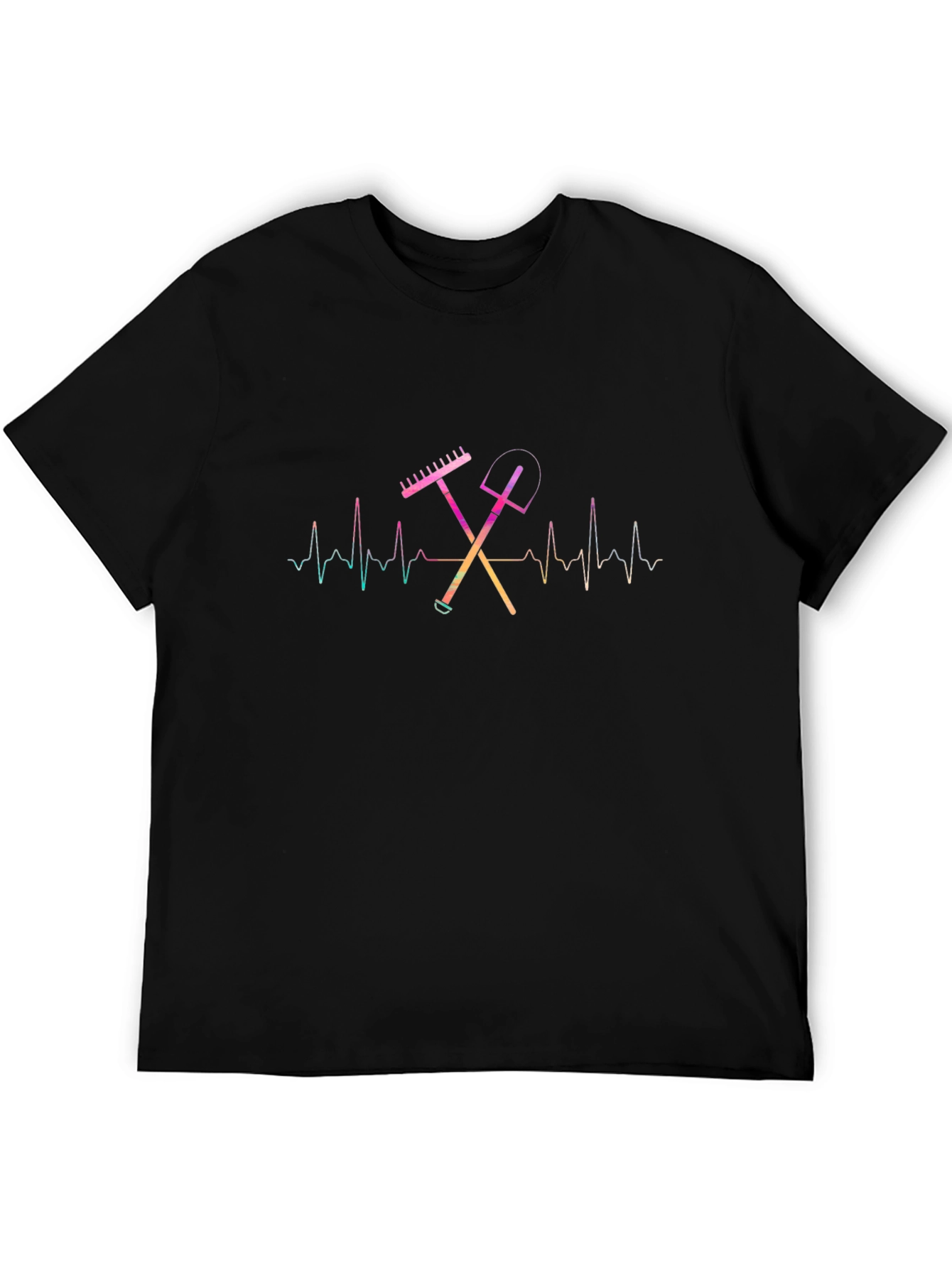 Gardeners Heartbeat T-Shirt - Gardening Tool Graphic Tee