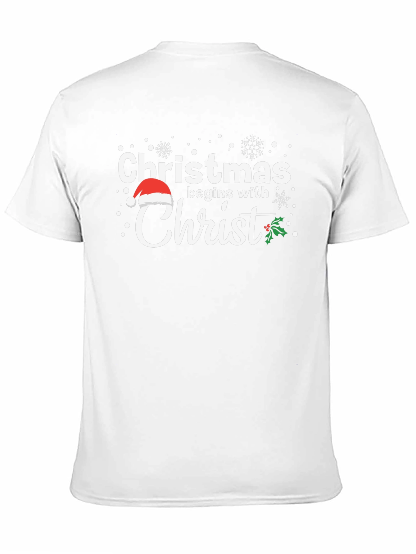 Christmas Begins With Christ Holiday T-Shirt