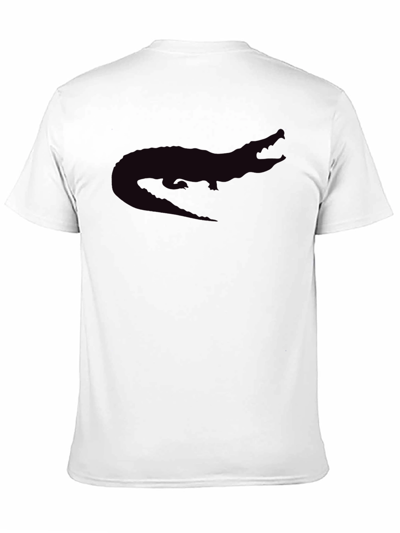 Black Alligator Graphic Tee - Casual Style