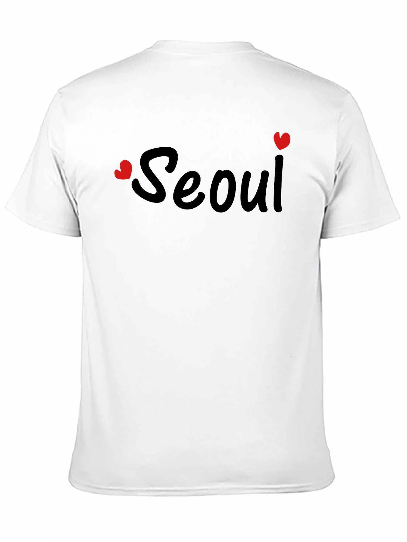 Seoul Heart Print T-Shirt - Stylish City Pride